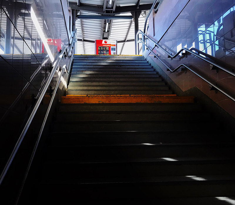 escalier de gare